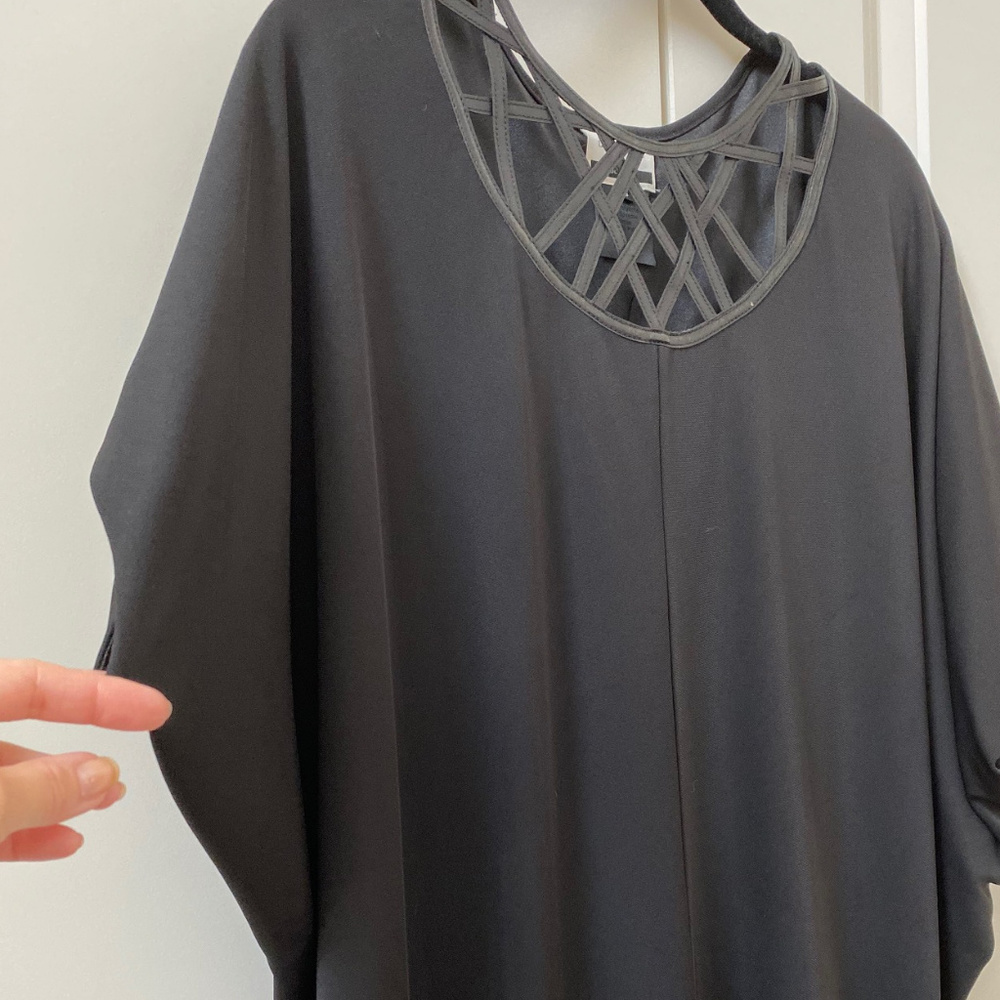 Underligne by Doo.Ri Bat Wing Dress with Leather